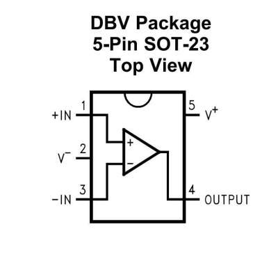 LM321MF/NOPB SOT23-5 Op-Amp IC 1MHz Motorobit - Motorobit.com