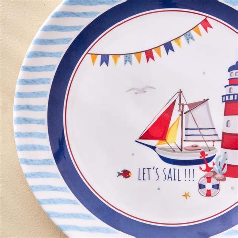 Buy Slate Kids Melamine Printed Dinner Plate - 27cm from Home Centre at ...