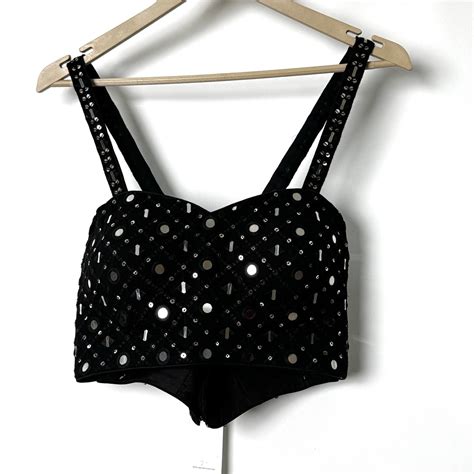 MIRROR WORK TOP – LabelAnkitaJain