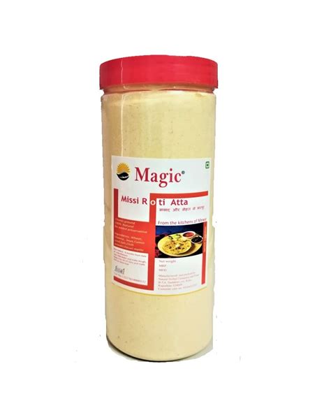 Magic Missi Roti Atta besan wheat mix flour with ajwain kasuri methi in ...