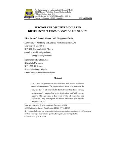 Image result for Projective Module