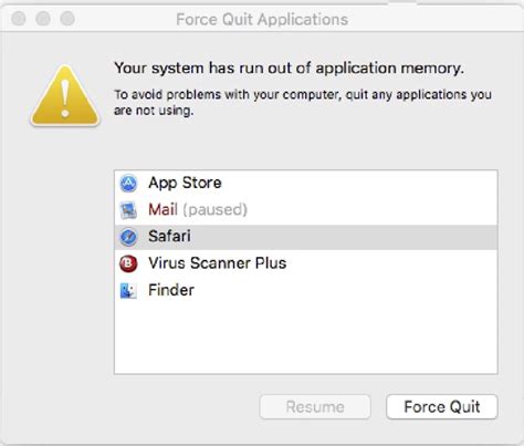 [Fixed] Your System Has Run Out of Application Memory on Mac