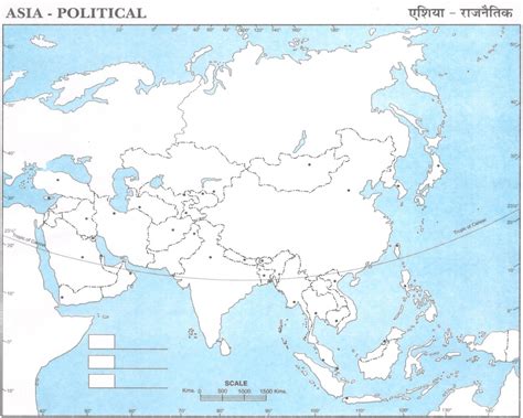 Printable Political Map Of Asia Without Labels