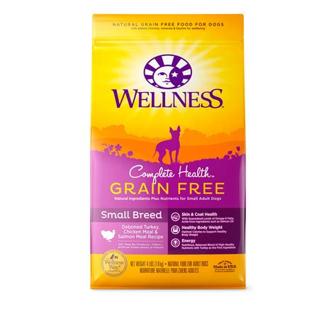 Wellness Complete Health Grain Free Small Breed Deboned Turkey, Chicken ...