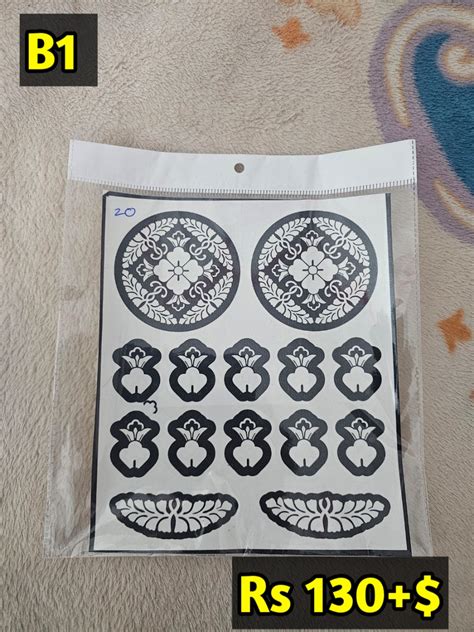 Semi Bridal B1 Mehindi Sticker(Only Sticker) – Iyak Sticker