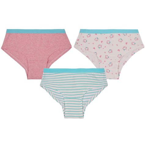 Buy CHARM N CHERISH Hipster Panties for Girl (Pack of 3) Multicolor ...