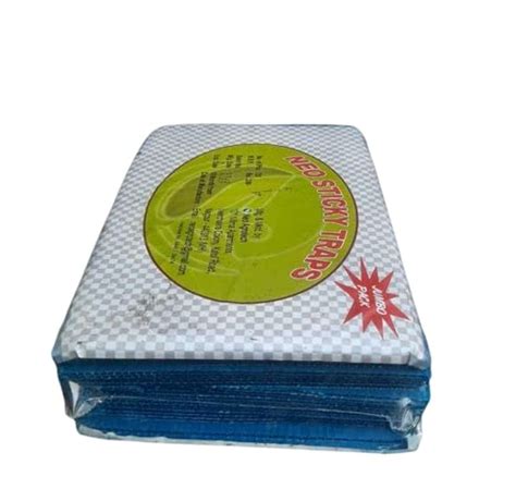 NEO AGROTEACH Blue Sticky Glue Trap for Insect in Garden & Farm, White ...