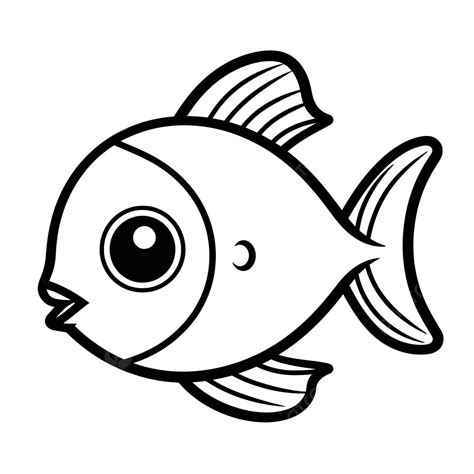 Fish Outline Coloring Pages - outline of quoy fish