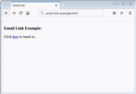 Image result for HTML Email Link