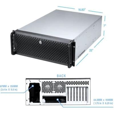 Rosewill 4U Server Chassis Rackmount Case | 12 Hot India | Ubuy
