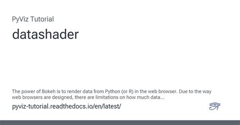 Image result for Datashader Python