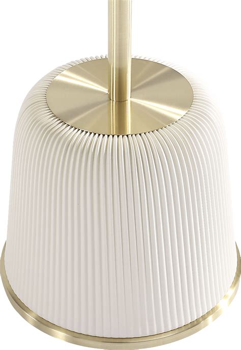 Broomcage I Cream Beige Leatherette End Table | Rooms to Go