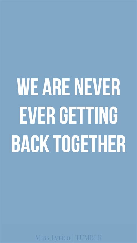 Image result for We Are Never Getting Back Together Performance