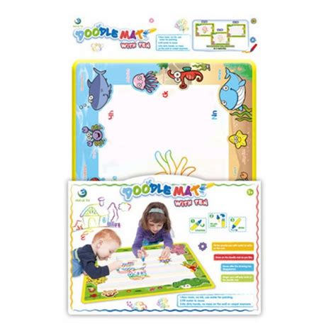 Buy Water Doodle Mat,Kids Painting Writing Doodle Drawing Mat,Color ...