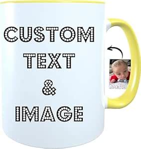Buy iinfinize Custom Mug with Picture, Personalized Add Your Custom ...