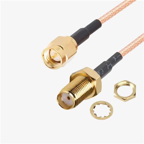 RG316 SMA Male to Female Extension Cable - 10cm – QuartzComponents