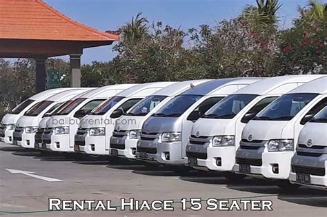 Toyota Hiace 15 Seats Rental Bali | Hire Hiace Commuter - Bali Bus Rental