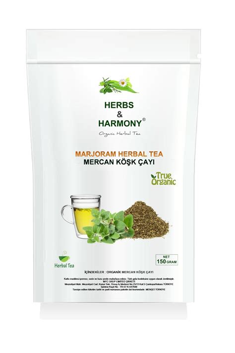 Herbs & Harmony Marjoram Herbal Tea Mercanköşk Bitki Çayı 150 gram – Cocos Hills
