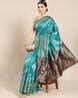 Buy Blue Sarees for Women by Odette Online | Ajio.com