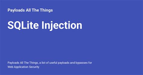 SQLite Injection 的图像结果