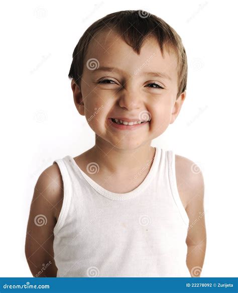 Portrait of an Innocent Kid Stock Photo - Image of body, handsome: 22278092