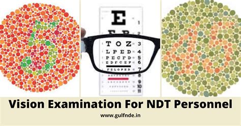 Vision Examinations for NDT Level 1, 2 & 3 as per SNT-TC-1A Edition 2020