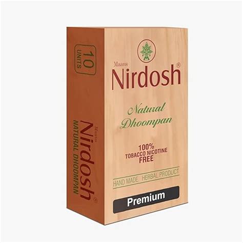 Buy Nirdosh Herbal Smoke Sticks – Premium Flavor – 100% Tobacco ...