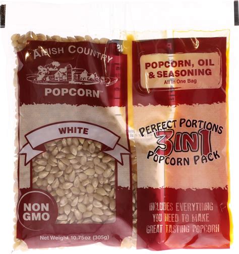 Amazon.com: Amish Country Popcorn | All-In-One Kernel Popcorn Packs ...