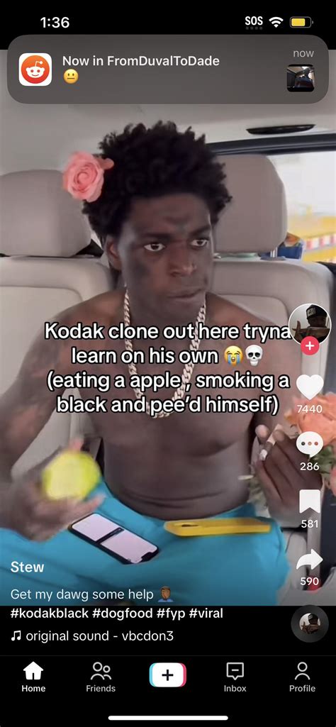 Weird asf I randomly scrolled on tik tok and seen Kodak and I got a noti from Reddit about Kodak ...