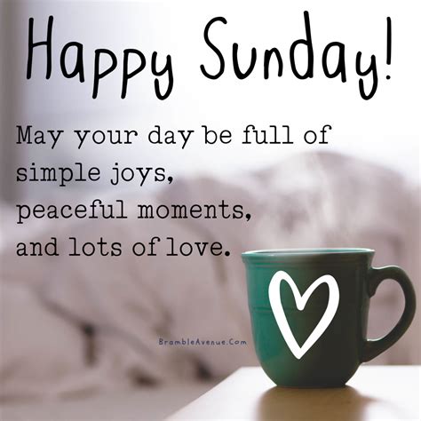HAPPY SUNDAY | COFFEE MUG IMAGE | QUOTE - Bramble Avenue