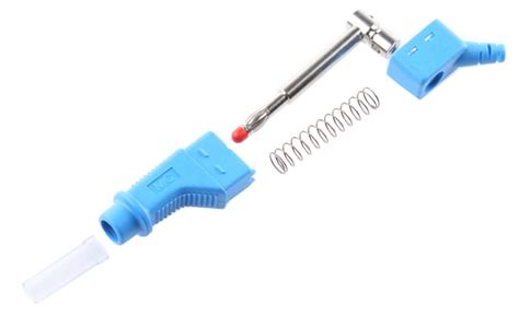 66.9328-23 Staubli | Staubli Blue Male Banana Plug, 4 mm Connector ...