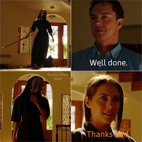 Malcolm Merlyn and Thea Queen. Arrow 3x02. "Well done" "Thanks dad." # ...