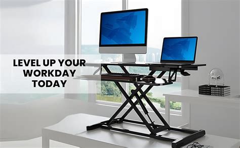 TARKAN Standing Desk Converter, Height Adjustable Workstation ...