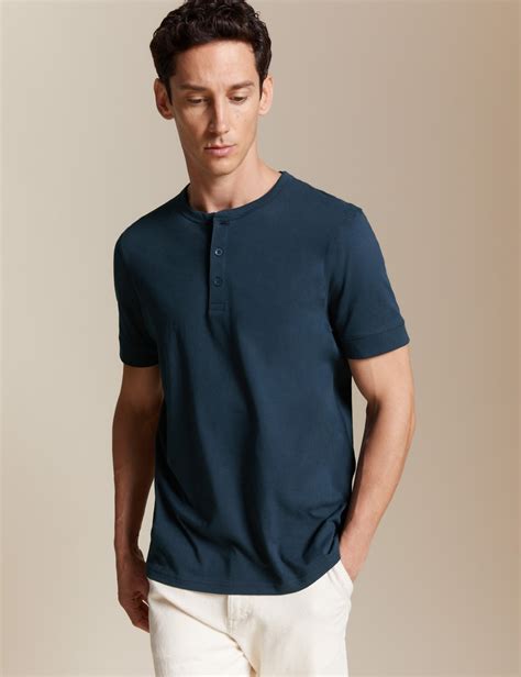 Pure Cotton Henley T-Shirt | M&S Originals | M&S