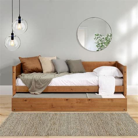 mid century modern twin bed