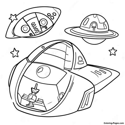 Coloring Pages Of Spaceships