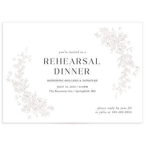 Rehearsal Dinner Invitations | The Knot