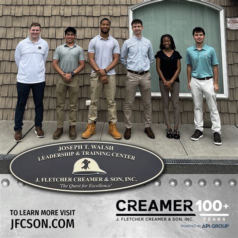 J. Fletcher Creamer & Son, Inc. on LinkedIn: #welcomeinterns #api