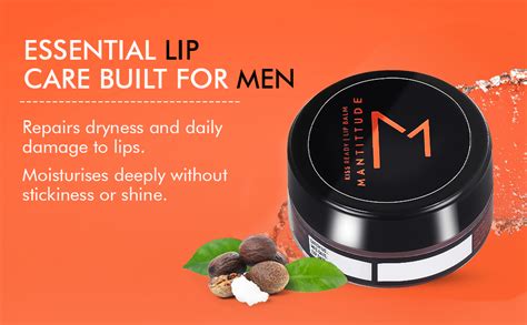 Buy Mantittude 100% Natural Lip Balm for Men 10 gms | Repairs Dry ...