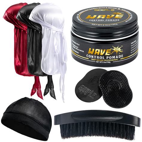 Amazon.com: Wave Pomade for Men Strong Hold Easy Wash 360 Wave Training ...
