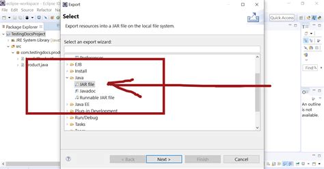 How to Convert Java File to Jar File 的图像结果