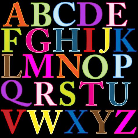 Alphabet Letters Clip-art Free Stock Photo - Public Domain Pictures