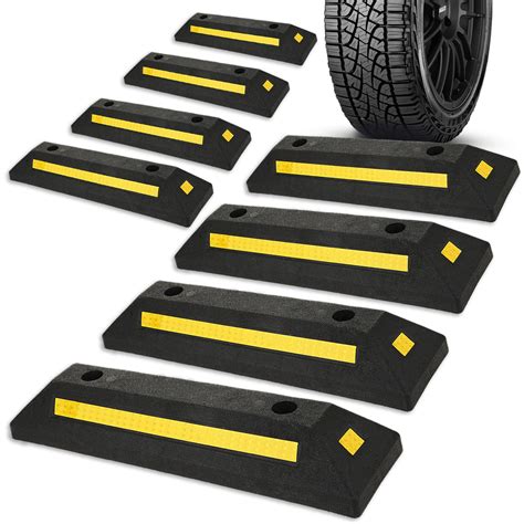 Buy Datanly 8 Pack Parking Stoppers Garage Car Parking Block Heavy Duty ...