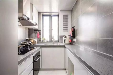 窄长型厨房设计图,l型厨房效果图,l型厨房户型图_大山谷图库