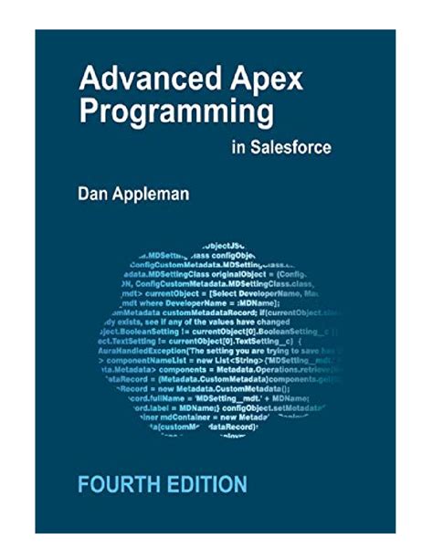 Advanced Apex Programming in Salesforce - Study Material PDF - Studocu