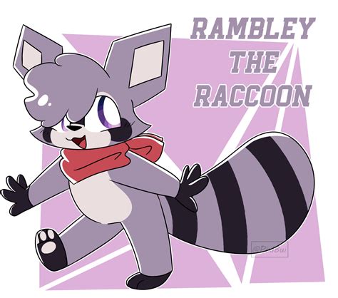 Rambley the Raccoon by PixiBixi on DeviantArt