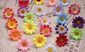 Buy Youthkit Wedding Artificial Gerbera Daisy Flower Heads for DIY ...