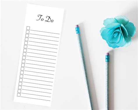 To Do List pdf Printable - Write it down and get it done! - Smiling Colors