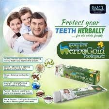 Buy RMCL HerbaGold Toothpaste 150gm Pack of 3 Online at Low Prices in ...