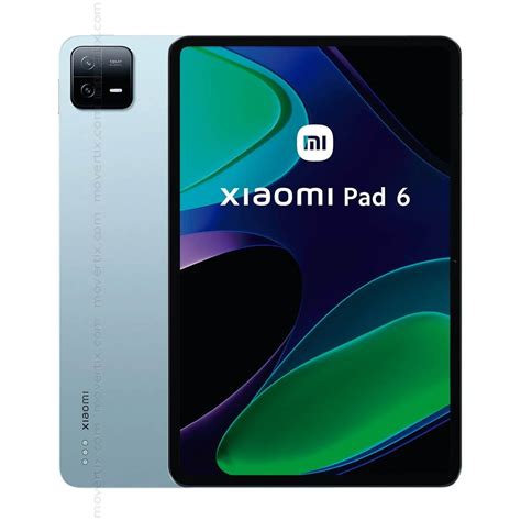 Xiaomi Pad 6 Mist blue 128GB and 6GB RAM (6941812730478) | Movertix Mobile Phones Shop